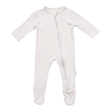 Kyte Baby Zippered Footie, Oat